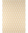 Momeni Baja Area Rug BAJ-2 Trellis Yellow 5'3 X 7'6
