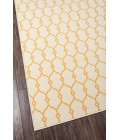 Momeni Baja Area Rug BAJ-2 Trellis Yellow 5'3 X 7'6