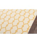 Momeni Baja Area Rug BAJ-2 Trellis Yellow 5'3 X 7'6
