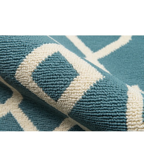 Momeni Baja Area Rug BAJ-3 Links Blue 2'3 X 7'6 Runner
