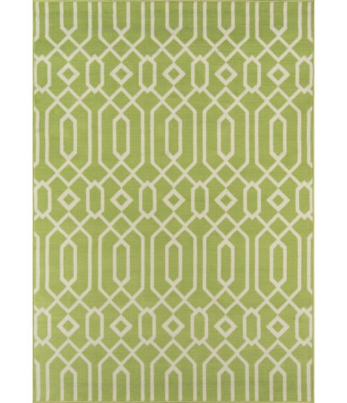 Momeni Baja Area Rug BAJ-3 Links Green 3'11 X 5'7