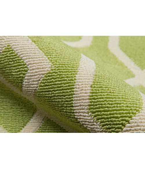 Momeni Baja Area Rug BAJ-3 Links Green 3'11 X 5'7