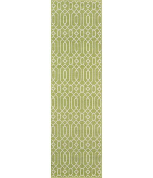 Momeni Baja Area Rug BAJ-3 Links Green 3'11 X 5'7