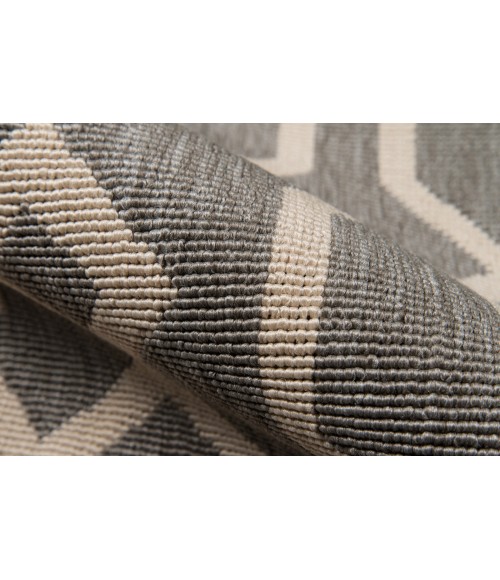 Momeni Baja Area Rug BAJ-3 Links Grey 2'3 X 7'6 Runner