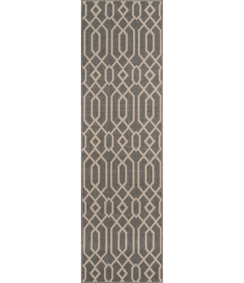 Momeni Baja Area Rug BAJ-3 Links Grey 2'3 X 7'6 Runner