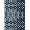 Momeni Baja Baj-3 Navy Area Rug 2 ft. 3 in. X 7 ft. 6 in. Runner