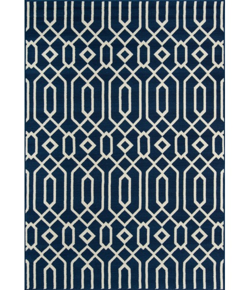 Momeni Baja Area Rug BAJ-3 Links Navy 2'3 X 4'6