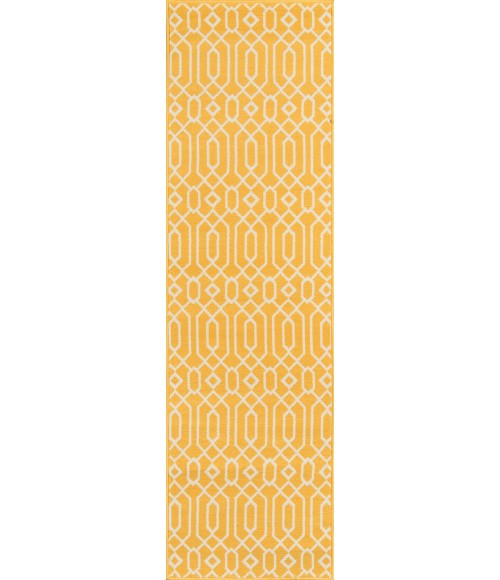 Momeni Baja Area Rug BAJ-3 Links Yellow 5'3 X 7'6