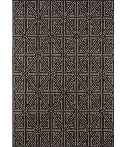 Momeni Baja Area Rug BAJ-4 Diamonds Charcoal 2'3 X 4'6