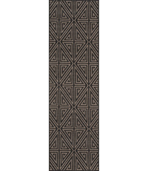 Momeni Baja Area Rug BAJ-4 Diamonds Charcoal 2'3 X 4'6