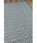 Momeni Baja Area Rug BAJ-4 Diamonds Navy 5'3 X 7'6