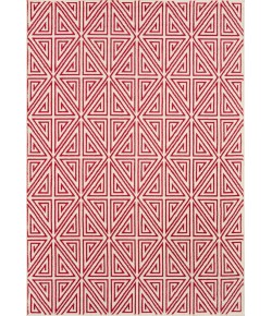 Momeni Baja Baj-4 Red Area Rug 2 ft. 3 in. X 7 ft. 6 in. Runner