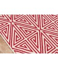 Momeni Baja Area Rug BAJ-4 Diamonds Red 2'3 X 7'6 Runner