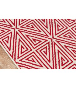 Momeni Baja Baj-4 Red Area Rug 2 ft. 3 in. X 7 ft. 6 in. Runner