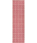 Momeni Baja Area Rug BAJ-4 Diamonds Red 2'3 X 7'6 Runner