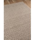 Momeni Baja Area Rug BAJ-4 Diamonds Taupe 2'3 X 4'6