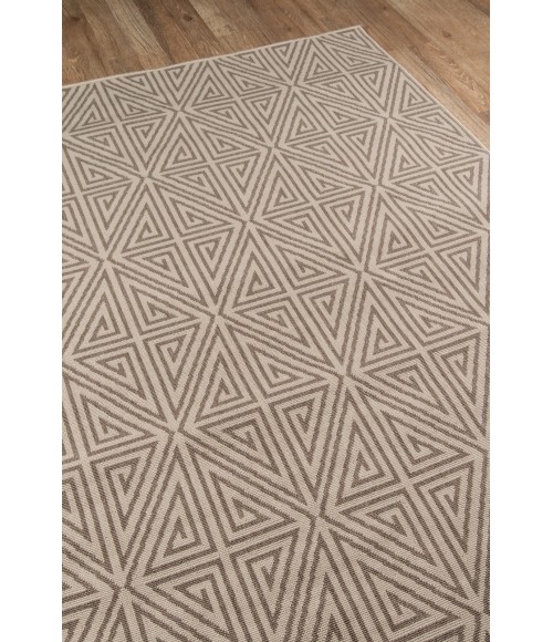 Momeni Baja Area Rug BAJ-4 Diamonds Taupe 2'3 X 4'6