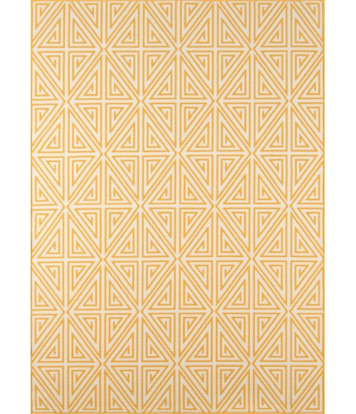 Momeni Baja Area Rug BAJ-4 Diamonds Yellow 2'3 X 4'6