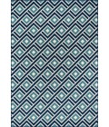 Baja Area Rug Momeni Baja Area Rug BAJ-7 Blocks Blue 5'3 X 7'6