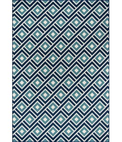 Momeni Baja Baj-7 Blue Area Rug 5 ft. 3 in. X 7 ft. 6 in. Rectangle
