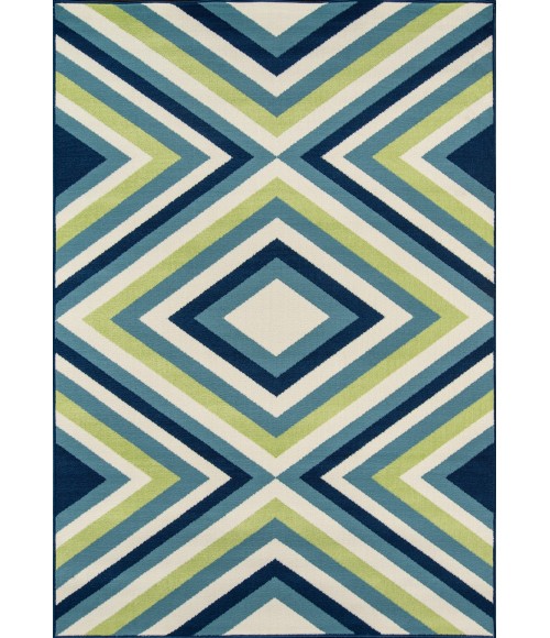 Momeni Baja Area Rug BAJ-8 Zig-Zag Multi 2'3 X 7'6 Runner