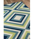 Momeni Baja Area Rug BAJ-8 Zig-Zag Multi 2'3 X 7'6 Runner