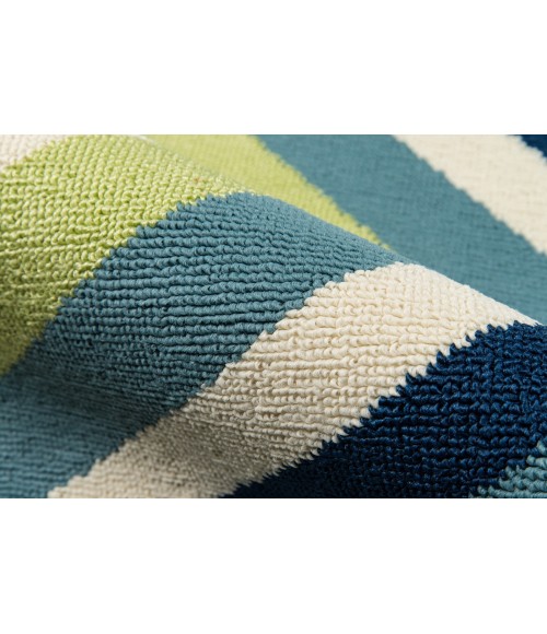 Momeni Baja Area Rug BAJ-8 Zig-Zag Multi 2'3 X 7'6 Runner