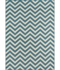 Momeni Baja Area Rug BAJ-9 Chevron Blue 3'11 X 5'7