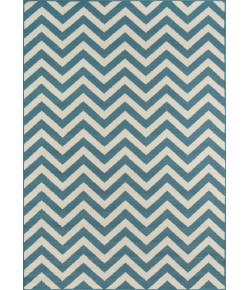 Momeni Baja Baj-9 Blue Area Rug 3 ft. 11 in. X 5 ft. 7 in. Rectangle