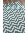 Momeni Baja Area Rug BAJ-9 Chevron Blue 3'11 X 5'7