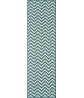 Momeni Baja Area Rug BAJ-9 Chevron Blue 3'11 X 5'7