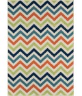 Momeni Baja Area Rug BAJ-9 Chevron Multi 2'3 X 7'6 Runner