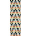 Momeni Baja Area Rug BAJ-9 Chevron Multi 2'3 X 7'6 Runner