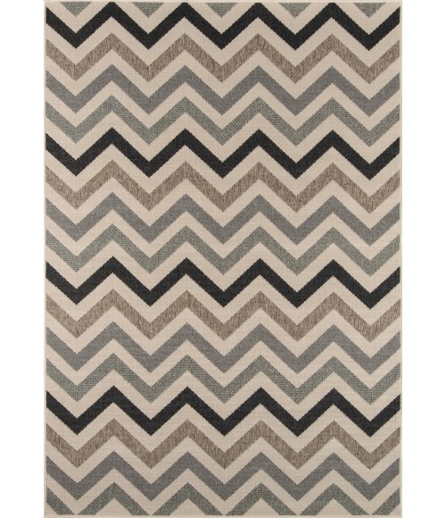 Momeni Baja Area Rug BAJ-9 Chevron Sage 2'3 X 4'6