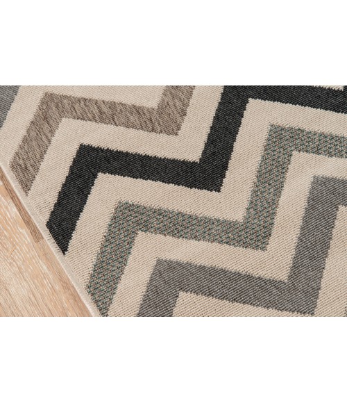 Momeni Baja Area Rug BAJ-9 Chevron Sage 2'3 X 4'6