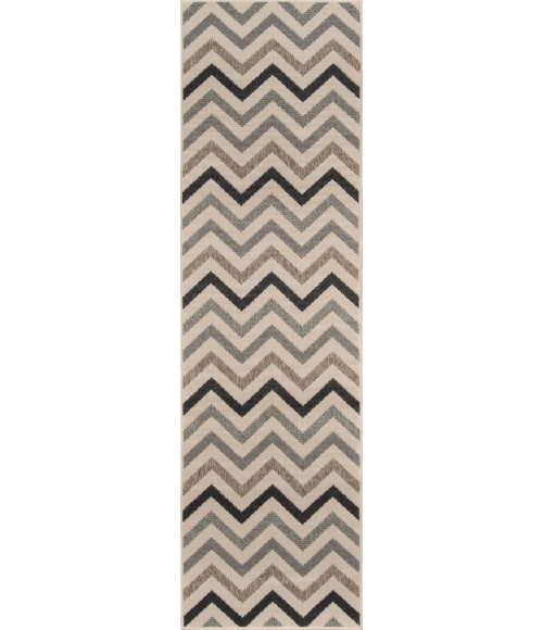 Momeni Baja Area Rug BAJ-9 Chevron Sage 2'3 X 4'6