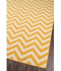 Momeni Baja Area Rug BAJ-9 Chevron Yellow 6'7 X 9'6