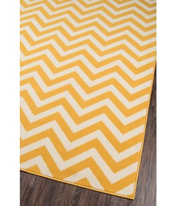 Momeni Baja Baj-9 Yellow Area Rug 6 ft. 7 in. X 9 ft. 6 in. Rectangle