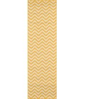 Momeni Baja Area Rug BAJ-9 Chevron Yellow 6'7 X 9'6