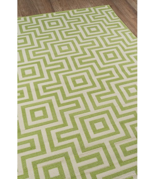 Momeni Baja Area Rug BAJ10 Retro Green 2'3 X 7'6 Runner