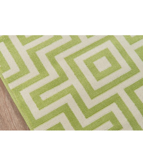 Momeni Baja Area Rug BAJ10 Retro Green 2'3 X 7'6 Runner