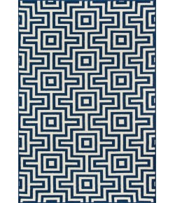 Momeni Baja Baj10 Navy Area Rug 2 ft. 3 in. X 7 ft. 6 in. Runner