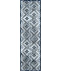Momeni Baja Area Rug BAJ10 Retro Navy 2'3 X 7'6 Runner