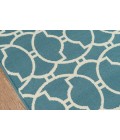 Momeni Baja Area Rug BAJ11 Moroccan Tile Blue 7'10 X 10'10