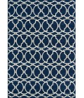Momeni Baja Area Rug BAJ11 Moroccan Tile Navy 7'10 X 10'10