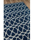 Momeni Baja Area Rug BAJ11 Moroccan Tile Navy 7'10 X 10'10