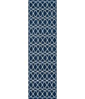Momeni Baja Area Rug BAJ11 Moroccan Tile Navy 7'10 X 10'10