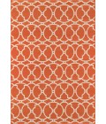 Momeni Baja Area Rug BAJ11 Moroccan Tile Orange 2'3 X 4'6