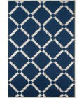 Baja Area Rug Momeni Baja Area Rug BAJ15 Nautical Rope Navy 2'3 X 7'6 Runner