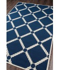Baja Area Rug Momeni Baja Area Rug BAJ15 Nautical Rope Navy 2'3 X 7'6 Runner